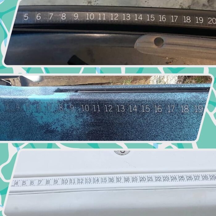 36" Fish Measuring Ruler Sticker | Waterproof Transparent Decal Tape | Made in USA | Bold and Easy Read Markings | Boat, Kayak, Net, Cooler Compatible | UV-Resistant Adhesive | Easy Application - Image 5