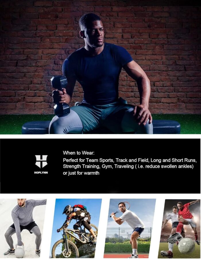 4/5 Pack Workout Compression Shirts Men Long/Short Sleeve Rash Guard Athletic Undershirt Gear T Shirt for Sports - Image 6