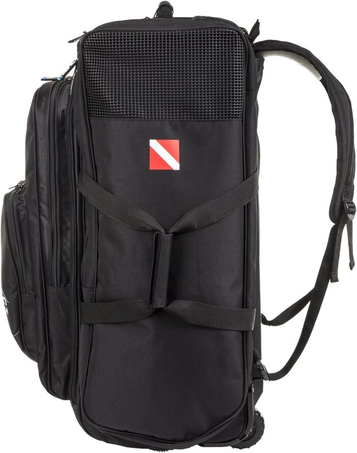 IST Roller Backpack / Equipment Bag for Scuba Diving & Snorkeling Gear, Travel Luggage with Wheels - Image 3