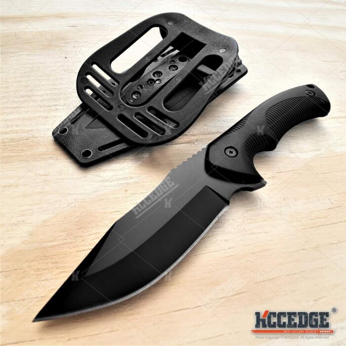 KCCEDGE BEST CUTLERY SOURCE Tactical Knife Hunting Knife Survival Knife 9" Full Tang Fixed Blade Knives Camping Accessories Camping Gear Survival Kit Survival Gear and Equipment Tactical Gear 80213 - Image 6