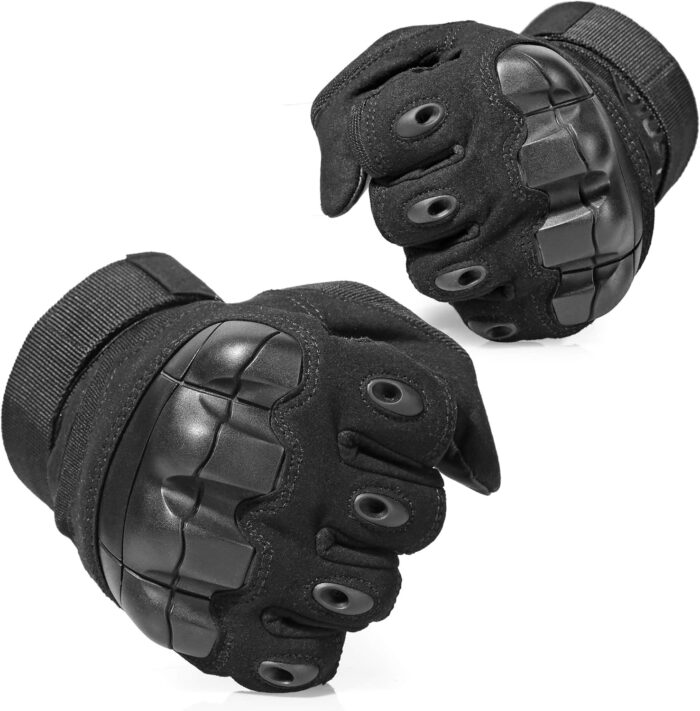WTACTFUL Tactical Fingerless Gloves for Motorbike Motorcycle Cycling Climbing Hiking Hunting Gloves - Image 5