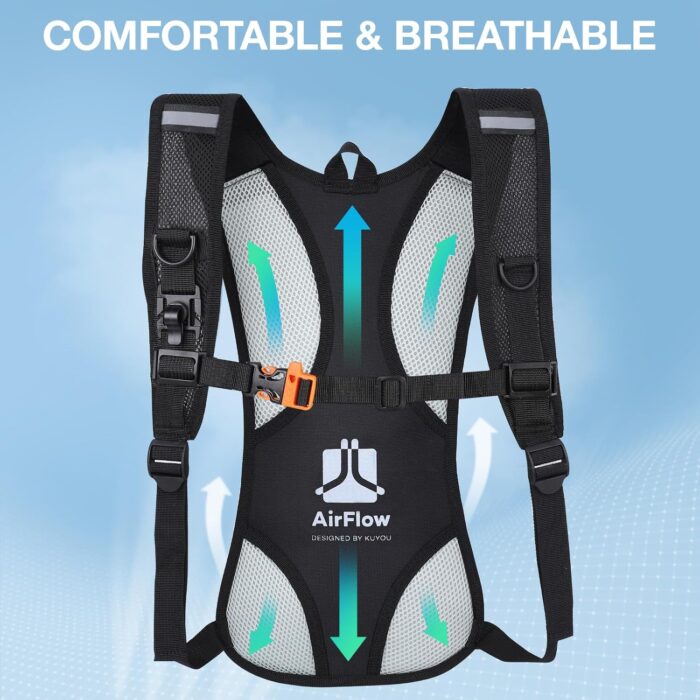 Hydration Backpack Hydration Pack with 2L Water Bladder, Lightweight Insulation Water Backpack for Cycling,Hiking, Running,Climbing - Image 5