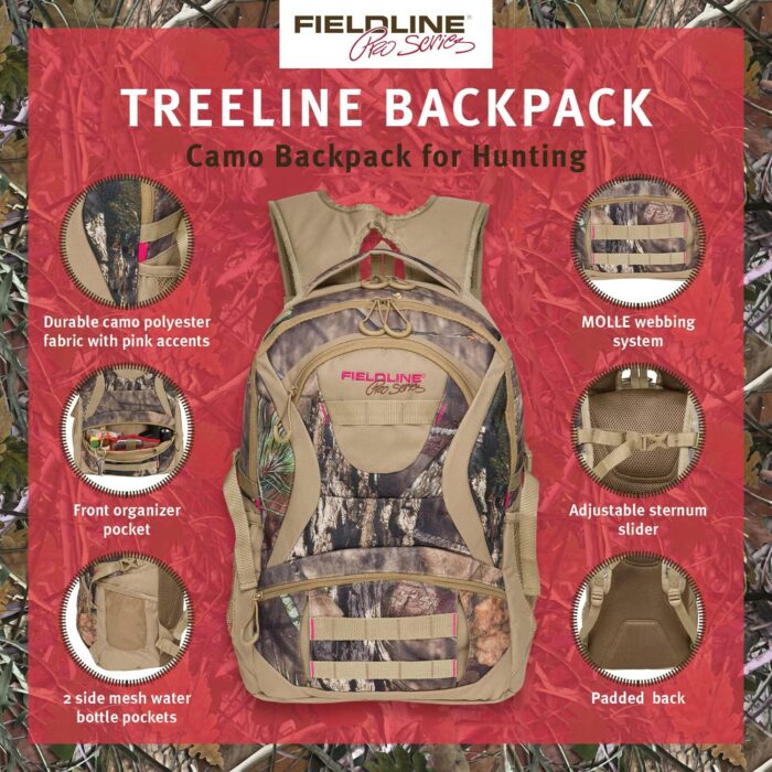 Pro Series Womens Treeline Backpack (Mossy Oak Breakup Country) - Image 2