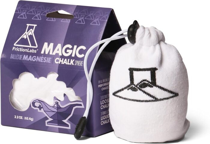 Friction Labs Magic Chalk Ball & Magic Chalk Ball PRO - Premium Gym Chalk in Refillable Sock - Non Toxic - Great for Climbing, Gymnastics, Weightlifting, Crossfit & Bouldering