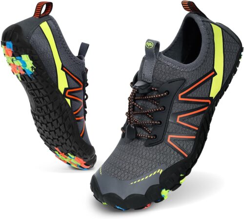 Hike Barefoot Shoes Women Men,Wide Toe Water Shoes 2025 New Breathable Grounded Footwear Non-Slip Fashion Hiking Shoe for Walking Swim Pool Beach Outdoor Water Sports