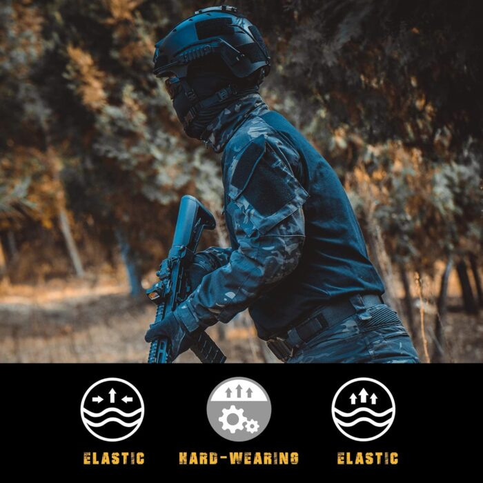 G3 Camouflage Shirt with Elbow Pads for Men Tactical Hunting Uniform Paintball Gear - Image 4