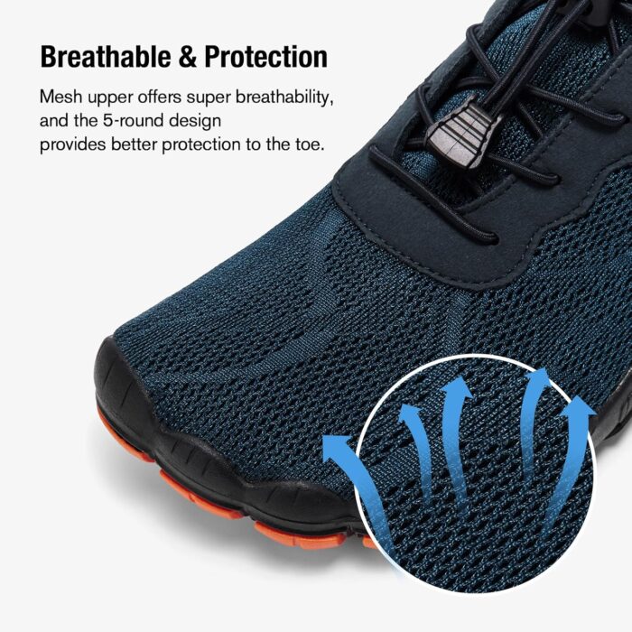 HIITAVE Men Barefoot Water Shoes Beach Aqua Socks Quick Dry for Outdoor Sport Hiking Swiming Surfing - Image 2