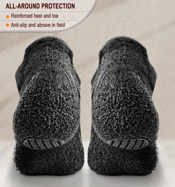 BULLIANT Men Slipper Socks,Grip Socks Hiking Water Shoes Barefoot Shoes for Outdoor Walking Exercises - Image 4