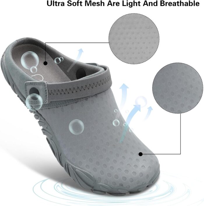 Besroad Outdoor Hiking Slip on Sandals Sports Water Shoes Fashion Sneakers Slippers Classic Clogs for Women Men - Image 4
