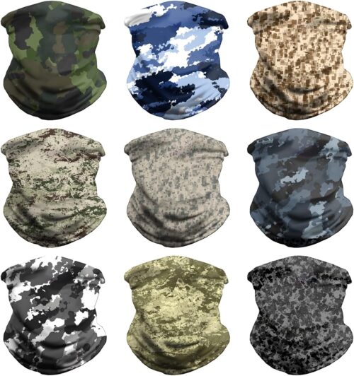 Headwear Bandana Head Wrap Face Scarf Mask Neck Warmer Balaclava for Sports