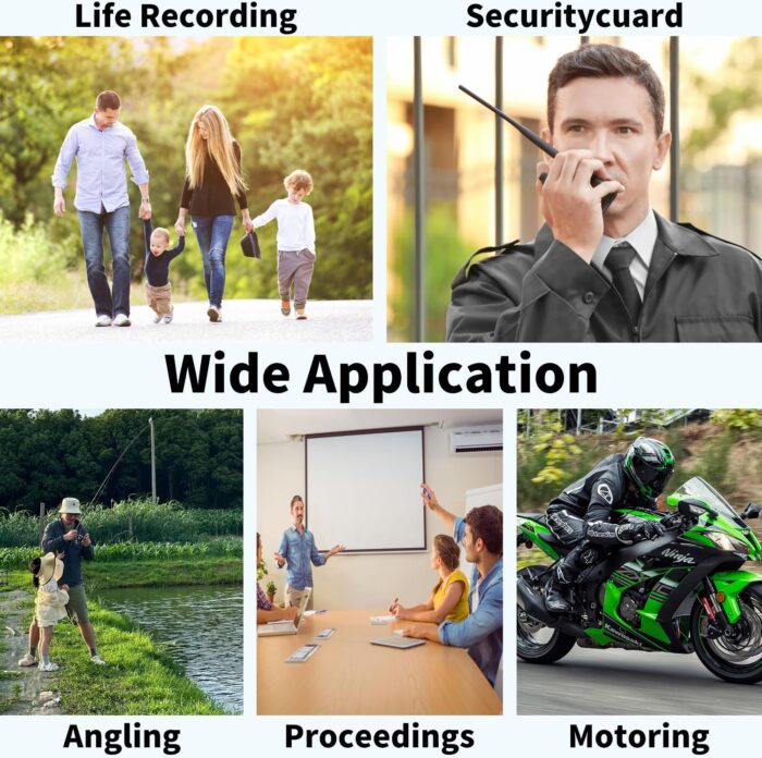 Mini Body Camera 64GB, 4K 30FPS Action Camera, Hands Free Sports Camera with Magnetic Back Clip, Wearable Body Cam POV Records Using for Traveling Cycling Vlogging - Image 4