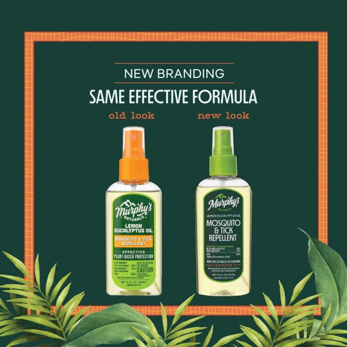 Murphy's Naturals Mosquito & Tick Bug Repellent Spray, Father's Day Gift for Dad, Oil of Lemon Eucalyptus for Skin + Outdoor Gear, DEET-Free, 4oz Pump, 2-Pack - Image 7