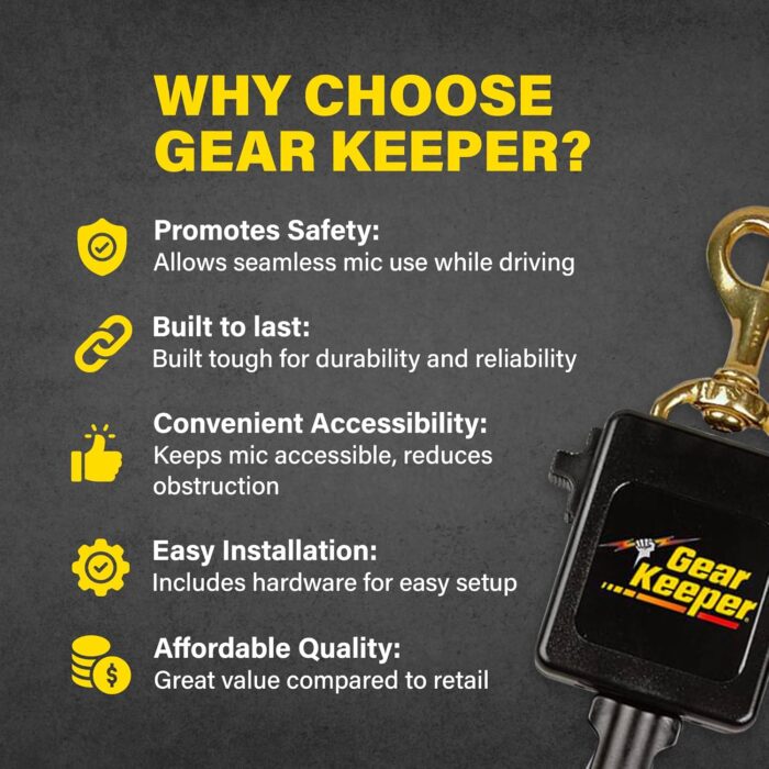 Gear Keeper Scuba Diving Console Retractor W/ Brass Bolt Clip - RT3 Series Scuba Gear for Securing Console at Hip/Chest - Strong & Durable Diving Equipment - 32” Extension 24 oz Retraction - USA Made - Image 4