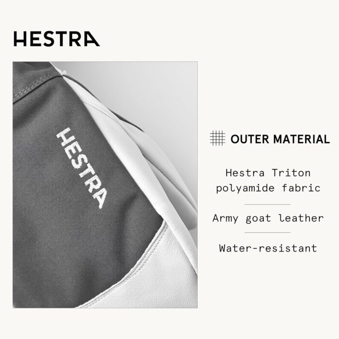Hestra Army Leather Heli Ski Mitt, Snow Mitten Glove for Skiing & Snowboarding for Men & Women - Image 3