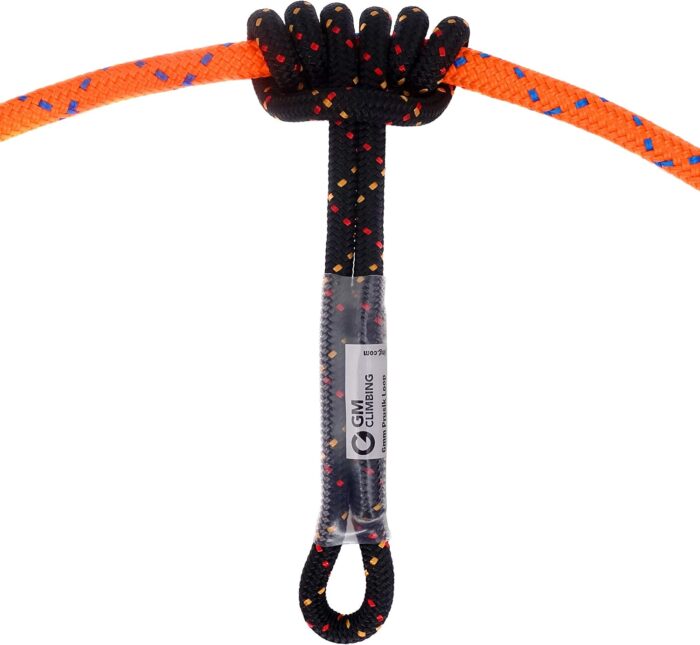 GM CLIMBING 6mm Prusik Cord Pre-Sewn 12in Prusik Loop for Climbing Arborist Rescue Mountaineering General Outdoor Use - Image 5