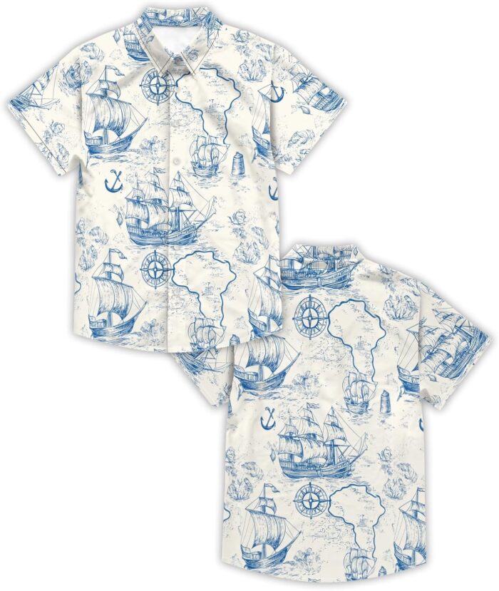 Hawaiian Shirts for Men Summer Beach Casual Short Sleeve Button Down Shirts Novelty Print Tropical Beach Shirts - Image 4