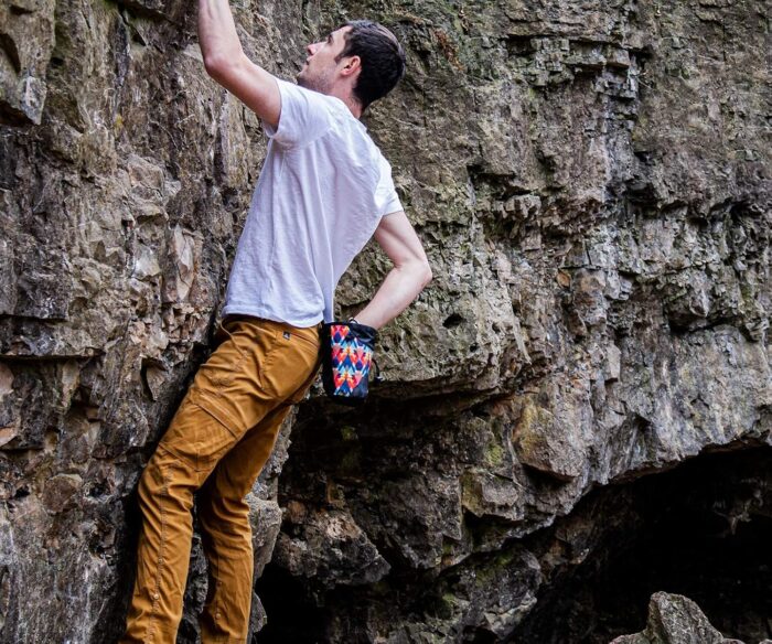 Chalk Bag for Rock Climbing + Crossfit + Weightlifting | Bouldering Chalk Bag | Wide Opening | Large Zippered Pocket | Adjustable and Removable Belt - Image 5