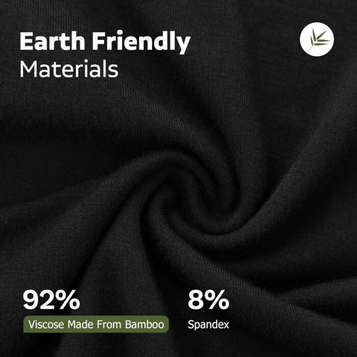 BAMBOO COOL Men's Ultra Breathable Underwear,No Riding Up Boxer Briefs with ComfortFlexible Waistband,Multipack - Image 4