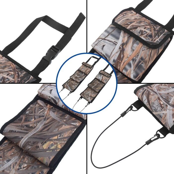 MYDAYS Seat Back Gun Rack, Gun Sling Bag, Camo Front Seat Gun Organizer Holder for Hunting Rifles/Shotguns - Image 3