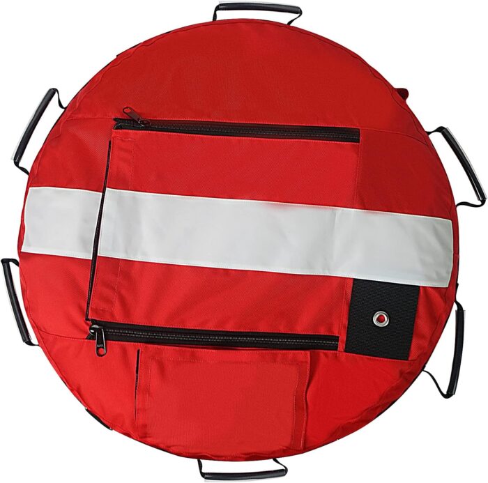 Luwint Hi-Vi Inflatable Dive Float Buoy and 5ft Surface Marker Buoy - Image 3
