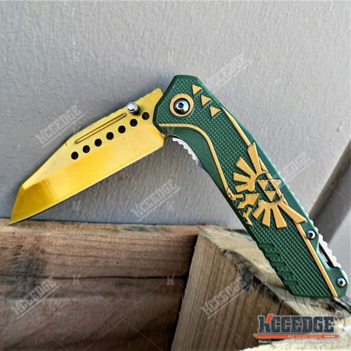 KCCEDGE BEST CUTLERY SOURCE Pocket Knife Camping Accessories Survival Kit 8" Folding Knife 3cr13 Stainless Steel Blade Tactical Knife Hunting Knife Camping Gear 80152 - Image 3