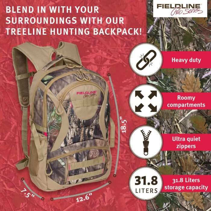 Pro Series Womens Treeline Backpack (Mossy Oak Breakup Country) - Image 3