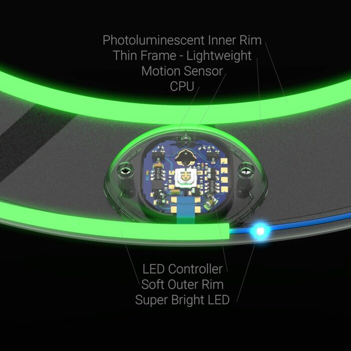 TOSY Flying Ring - 16 Million Color RGB LEDs or 12 LEDs, Super Bright, Lost Mode, Auto Light Up, Camping Essentials for Kids/Teens/Boy/Girl, Safe & Soft, Waterproof, Pool/Beach Games, Lightweight Toy - Image 3