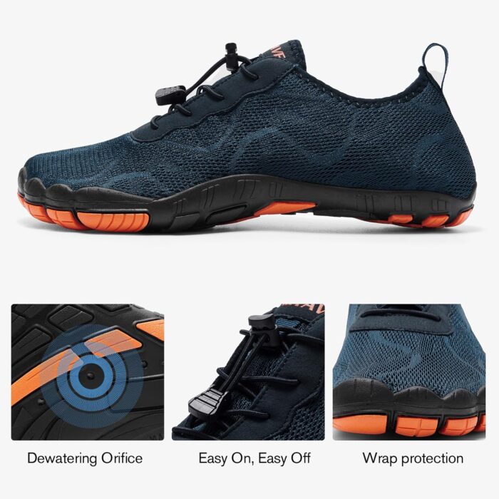 HIITAVE Men Barefoot Water Shoes Beach Aqua Socks Quick Dry for Outdoor Sport Hiking Swiming Surfing - Image 4