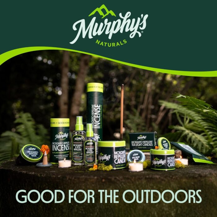 Murphy's Naturals Mosquito & Tick Bug Repellent Spray, Father's Day Gift for Dad, Oil of Lemon Eucalyptus for Skin + Outdoor Gear, DEET-Free, 4oz Pump, 2-Pack - Image 8