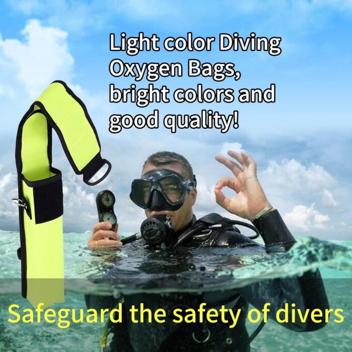 Oxygen Cylinder Tank Holster, Oxygen Cylinder Tank Bag Holder Mini Scuba Diving Equipment Accessory Scuba Pony Bag Diving Tank Accessories - Image 2