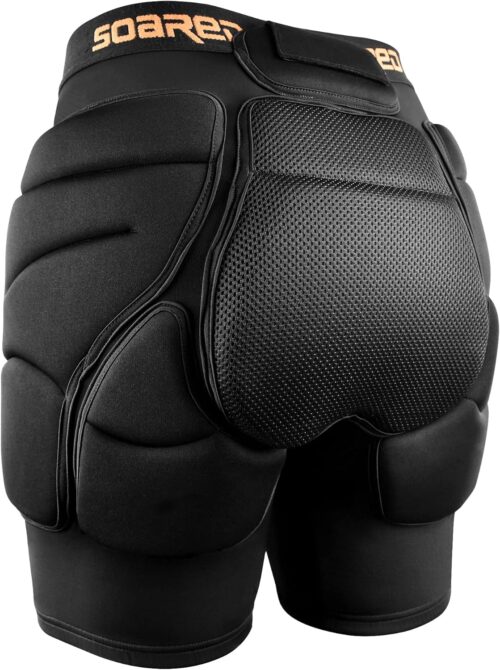 Soared 3D Protection Hip Butt XPE Padded Shorts for ski, ice Skating, Snowboarding, Skateboard for Men Women