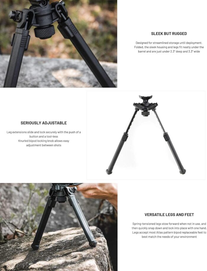 Magpul Rifle Bipod Gun Rest for Hunting and Shooting - Image 5