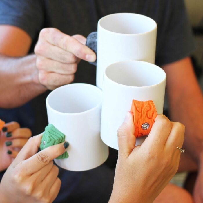 Rock Climbing Mug: Green 12 oz Coffee or Tea Cup with Realistic Hand Hold Grip for Climbers, Perfect for Enjoying a Beverage After Rock Climbing - Image 4