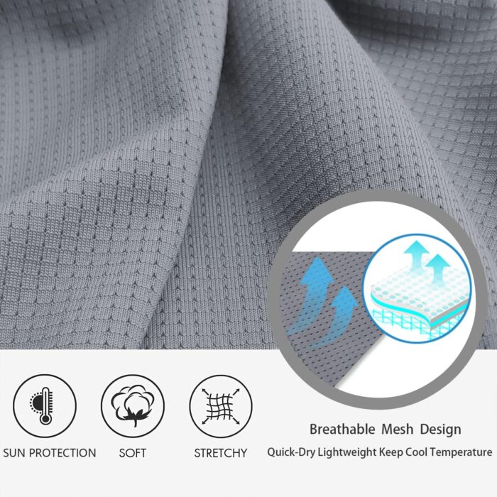 Cycling Jersey Men Short Sleeve, Road Bike Jerseys Full Zipper with Pockets, Bicycle Clothing Breathable Quick Dry - Image 4