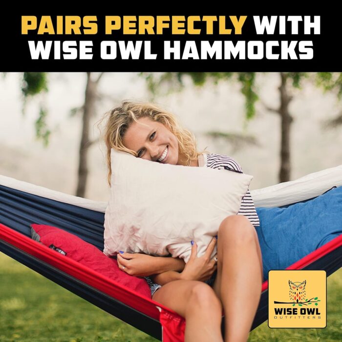 Wise Owl Outfitters Camping Pillow – Memory Foam Travel Pillow for Airplane Sleeping, Hiking, Backpacking & Outdoor Use - Small & Portable for Adults, Car, Camp & Tent - Image 7