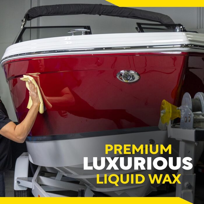 Meguiar's M4965 Marine/RV Fiberglass Restoration System, 3-Piece Marine Fiberglass Repair Kit Featuring Oxidation Remover for Boat Care Plus Boat Polish and Wax - Image 7