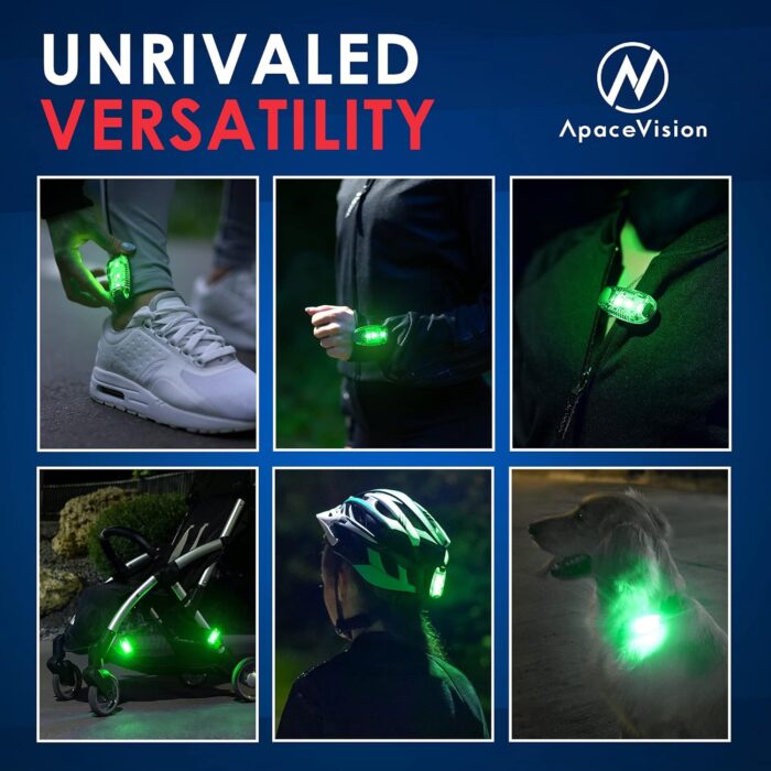 LED Safety Light (2 Pack) - Clip On Strobe/Running Lights for Runners, Dog, Bike, Walking, Boat, Kayak, Stroller and More - High Visibility Accessories for Your Reflective Gear, Bicycle - Image 5