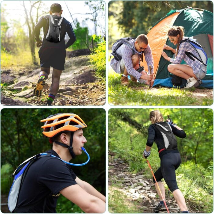 Hydration Backpack Hydration Pack with 2L Water Bladder, Lightweight Insulation Water Backpack for Cycling,Hiking, Running,Climbing - Image 8