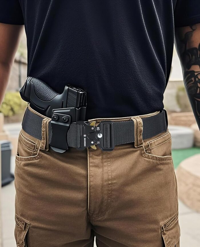 KingMoore 3 Pack Tactical Belt for EDC Battle Military Utility Combat Gear with Heavy-Duty Quick-Release Metal Buckle - Image 2