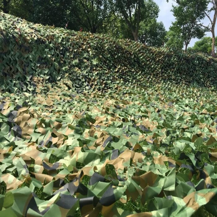 Camo Netting Camouflage Netting 20X20 10X20 10X10 Bulk Roll Burlap Camo Tarp Sunshade Net for Hunting Blind Military Dinosaur Birthday Theme Party Decoration Camping Shooting - Image 7