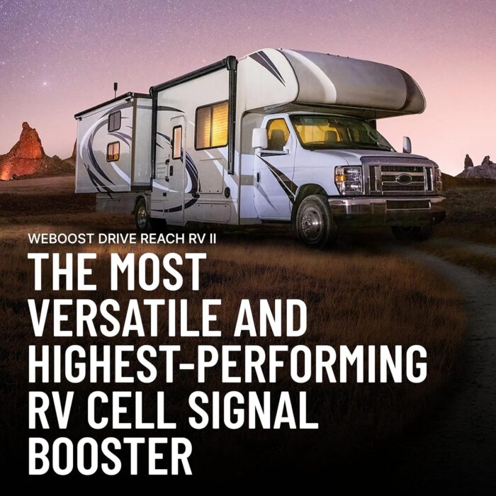 weBoost Drive Reach RV II- Cell Phone Signal Booster kit | Boosts 4G LTE & 5G for All U.S. Carriers - Verizon, AT&T, T-Mobile & More | Made in The U.S. | FCC Approved (Model 474061) - Image 2