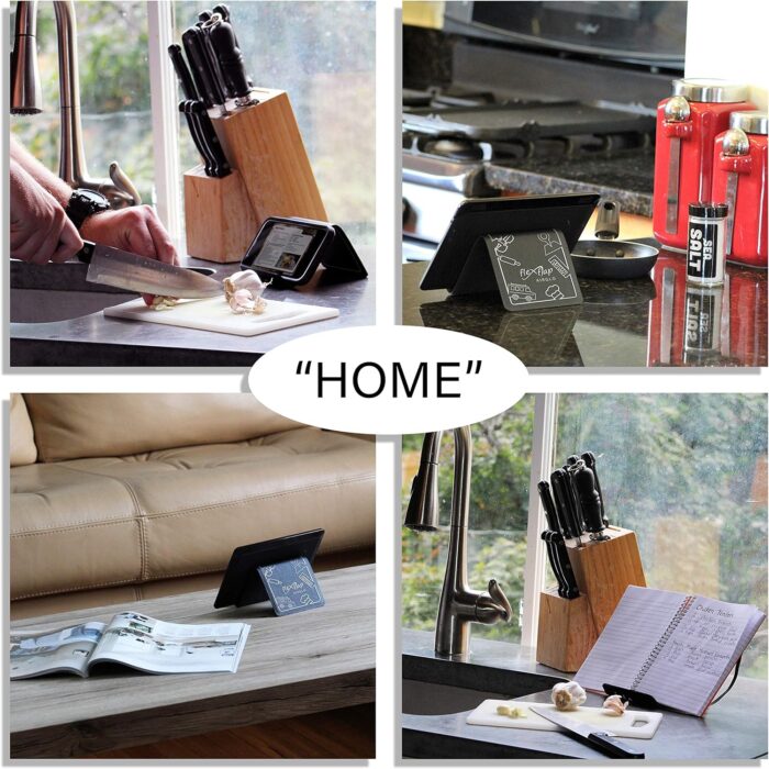 Airplane Travel Essentials for Flying Flex Flap Cell Phone Holder & Flexible Tablet Stand for Desk, Bed, Treadmill, Home & in-Flight Airplane Travel Accessories - Travel Must Haves Cool Gadgets - Image 4