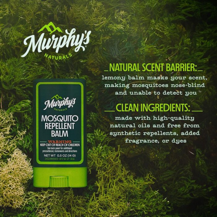 Murphy's Naturals Mosquito Repellent Balm Stick, Father's Day Gift for Dad, Plant-Based, DEET-Free, Pocket Size, 0.5oz Each, 3-Pack - Image 2
