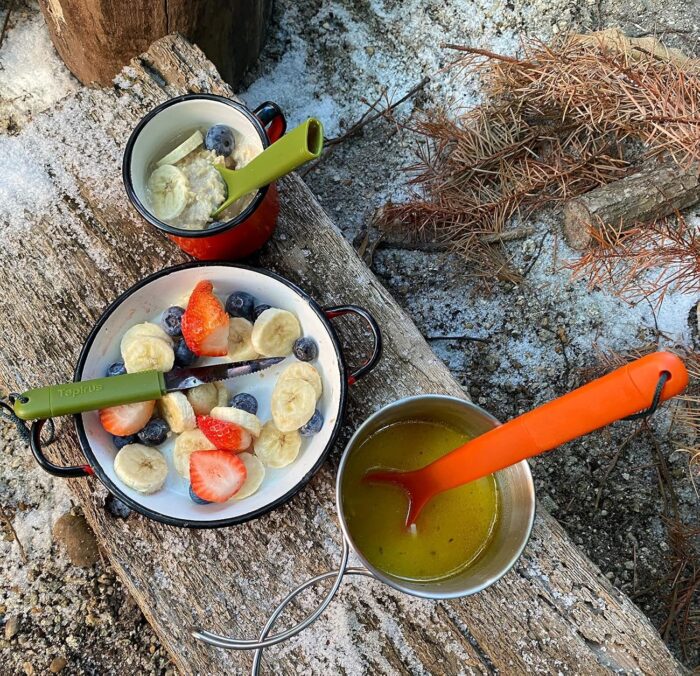 Tapirus Spork Tactical Green | BPA Free Spoon Fork, Stainless Steel Knife and Fire Starter | 3 in 1 multipurpose utensil | Outdoor hiking, camping & backpacking gear | Fit for MRE - Image 5