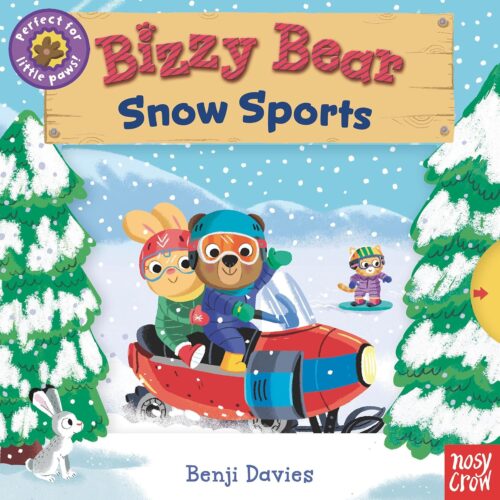 Bizzy Bear: Snow Sports: (Interactive Board Book About Winter Fun for Toddlers - With Sturdy Tabs and Slides to Push and Pull)