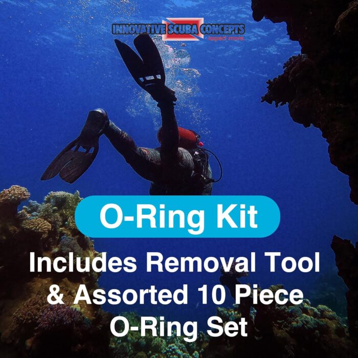 Concepts Deluxe Scuba Diving Tool Kit - Ultimate Multi Tool Repair Tool Set for Diving & Scuba Gear with Nylon Zip Case - Includes 10 Piece O Ring Kit & 1st Stage Scuba Wrenches - Image 5