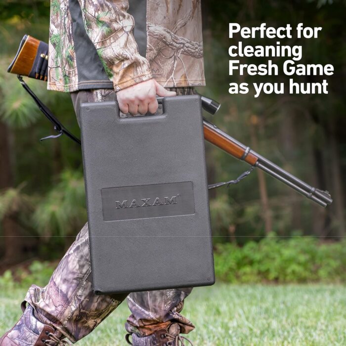 Maxam Game Processing Set, for Field Dressing Deer and Other Game, Fully Portable in a Durable Case, 13-Piece - Image 4