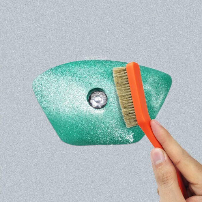 TWO STONES Climbing & Bouldering Brush with Natural Firm Boar's Hair Bristles and Durable Handle, Climbing Chalk Brush Designed for Ultimate Performance on Climbing Wall Indoor or Outdoor - Image 6