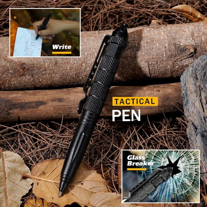 Survival Kit 14 in 1, Survival Gear and Equipment, Gifts for Men Dad Husband Him, Outdoor Fishing Hunting Camping Anniversary Birthday Gift Ideas for Him Teenage Boy Women - Image 5