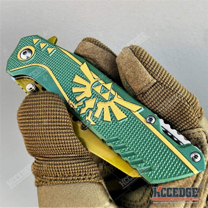 KCCEDGE BEST CUTLERY SOURCE Pocket Knife Camping Accessories Survival Kit 8" Folding Knife 3cr13 Stainless Steel Blade Tactical Knife Hunting Knife Camping Gear 80152 - Image 6